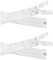 YKK 36" Light Weight Jacket Zipper ~ YKK #5 Nylon Coil Separating Zippers - White (Pack of 1 Zippers) Made in USA